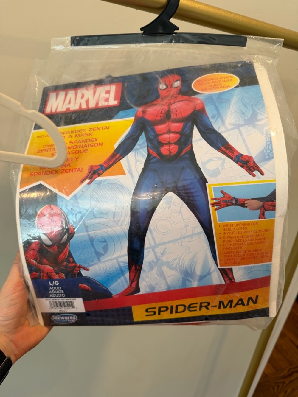 Marvel Spider-Man Costume Set - Red, Blue & Black